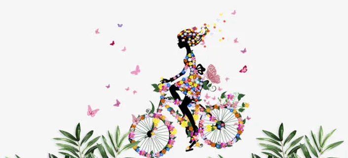 38妇女节蝴蝶化身女王免抠