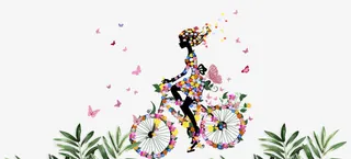 38妇女节蝴蝶化身女王免抠