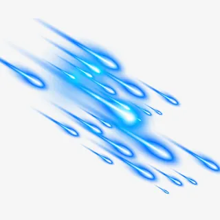 流星雨炫光免抠