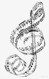 美妙的音谱免抠