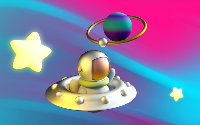 魔幻太空人场景高清