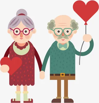 矢量老爷爷免抠