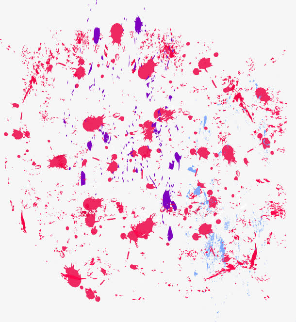 水彩喷漆效果免抠