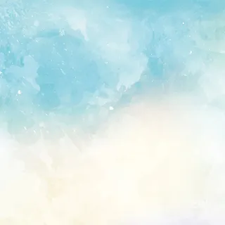 蓝色 渐变 水墨免抠