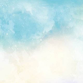 蓝色 渐变 水墨免抠