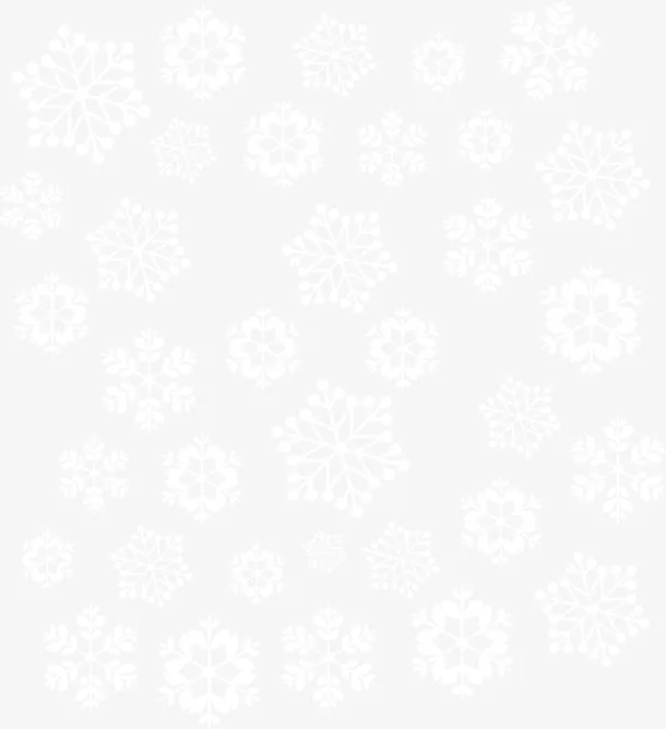 冬季漂浮白色雪花免抠