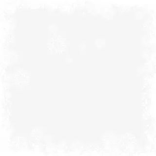 白色雪花框架免抠
