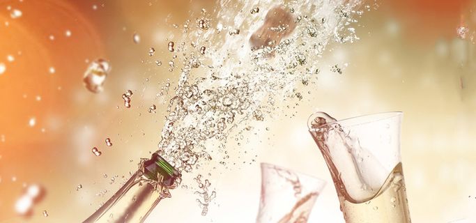 欢快香槟背景高清