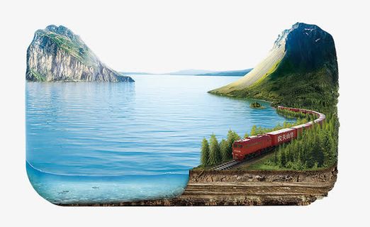 农夫山泉双11创意猫头图案免抠