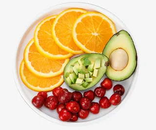 多种水果拼盘摆设免抠