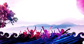 六一儿童节海报背景高清