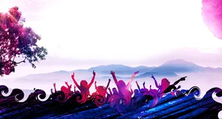 六一儿童节海报背景高清