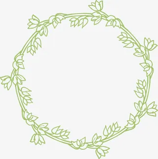 花环花边手绘边框免抠