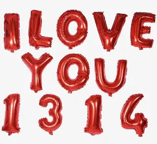 ILOVEYOU1314艺术字免抠