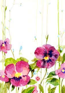 水墨涂鸦花纹底纹背景模板高清