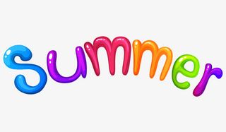 夏季英文字母免抠