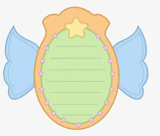 卡通手绘写字板免抠