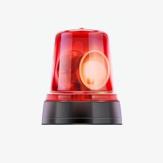 红色警报灯免抠