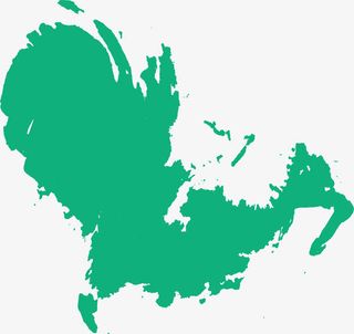 绿色涂鸦底纹免抠