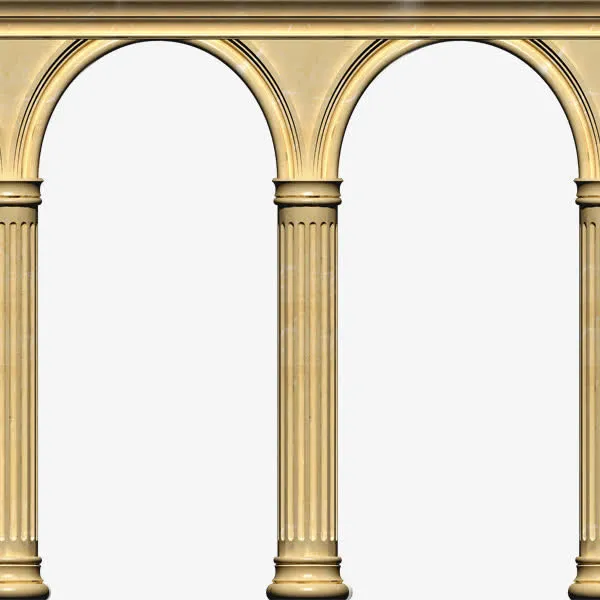 欧式拱门免抠