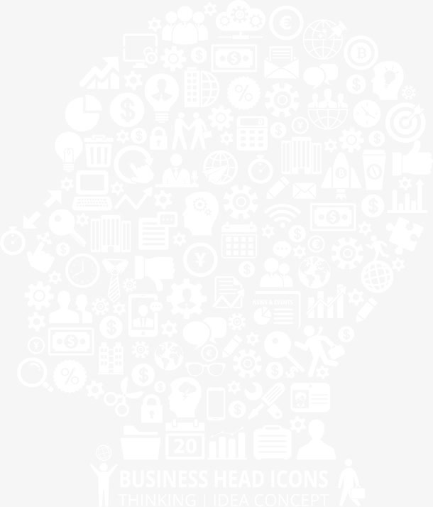 矢量商业人类头脑免抠