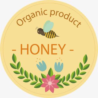 卡通蜜蜂水彩画矢量图免抠