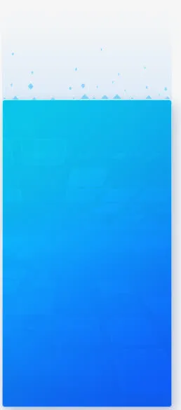 蓝色光效科技方块免抠