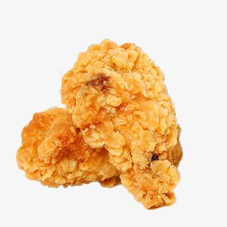 产品实物金黄色肉炸翅免抠