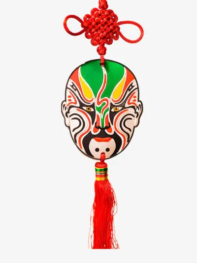 中国风脸谱中国结免抠