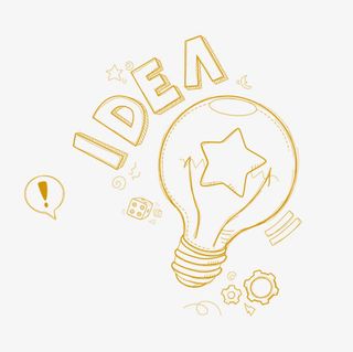 灯泡创意组合元素免抠