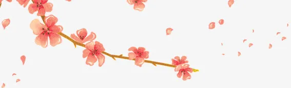 梅花淘宝童装海报设计免抠