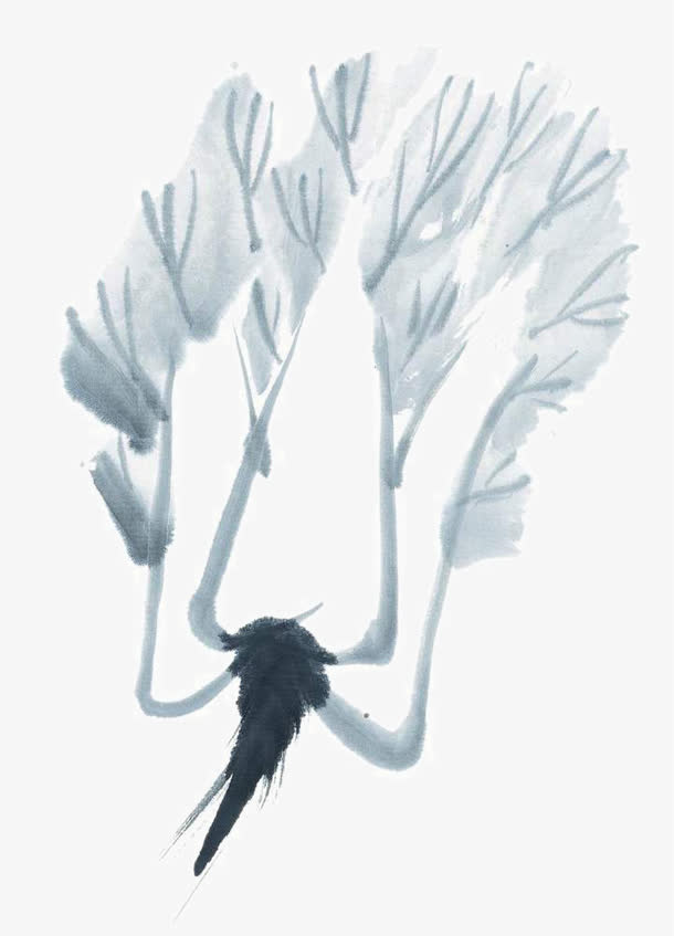 写意白菜免抠
