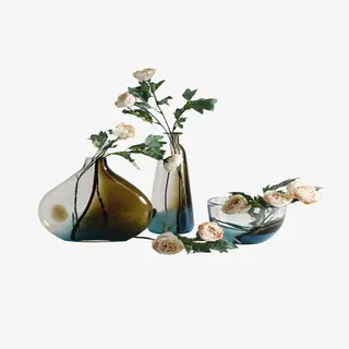 水墨插花图片免抠