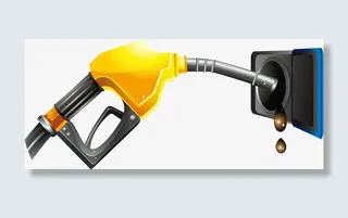 矢量汽车喷嘴加油免抠