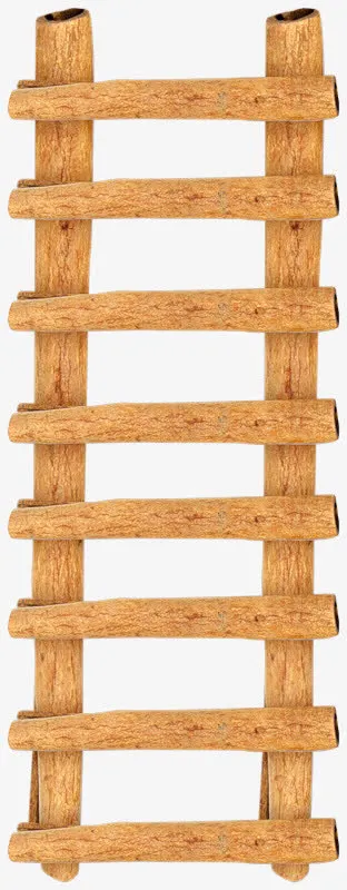 简单竹梯免抠