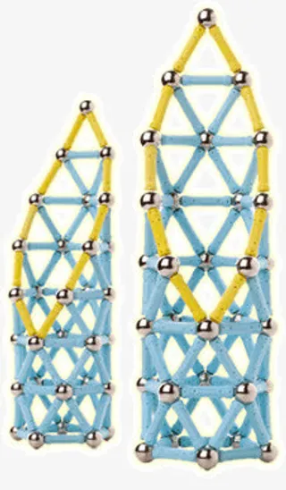 精美幼儿玩具动手搭建积木免抠