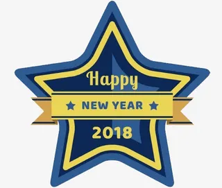 创意五角星促销标签免抠