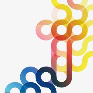 彩色不规则图形免抠