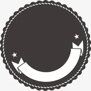 黑色波浪纹标签免抠 黑色波浪纹标签免抠