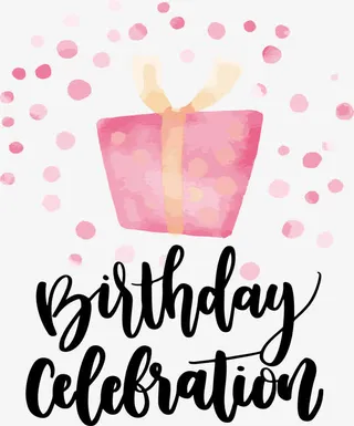 粉红色礼物盒免抠