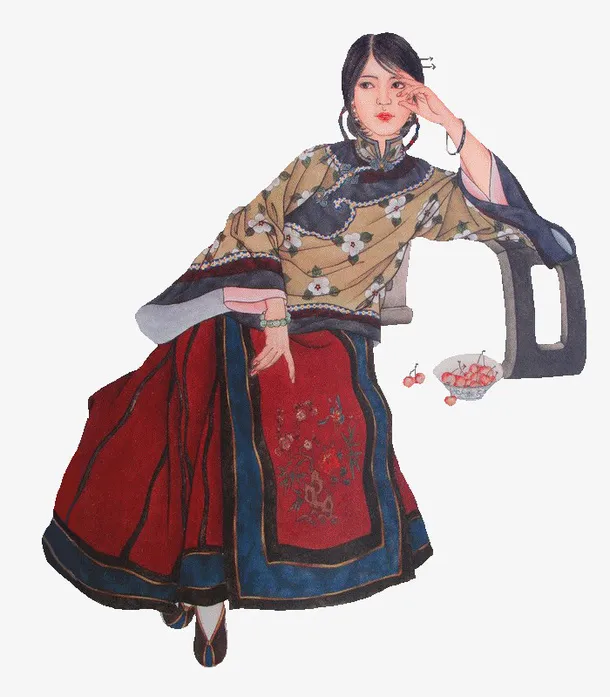 中国古代女子免抠