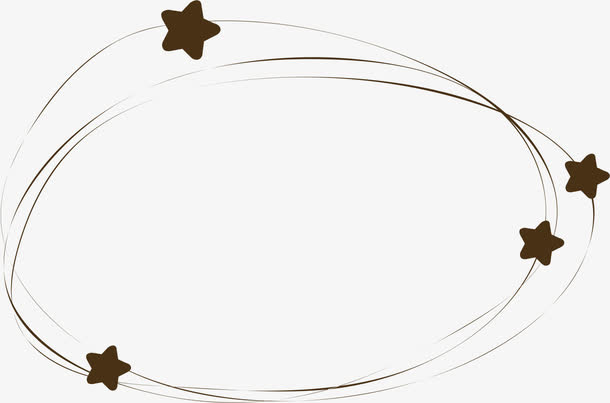 星星边框免抠