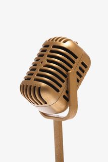 麦克风 金色麦免抠