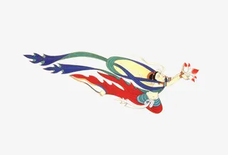 唐卡飞天神佛免抠