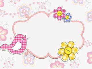 卡通童趣小清新背景装饰