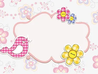 卡通童趣小清新背景装饰