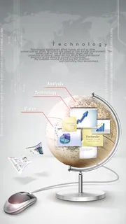 地球仪科技感十足企业宣传H5背景高清 地球仪科技感十足企业宣传H5背景高清