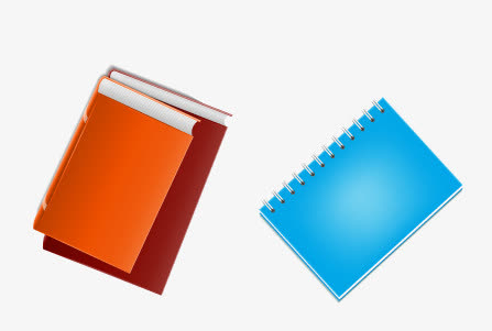 手绘教室课本免抠