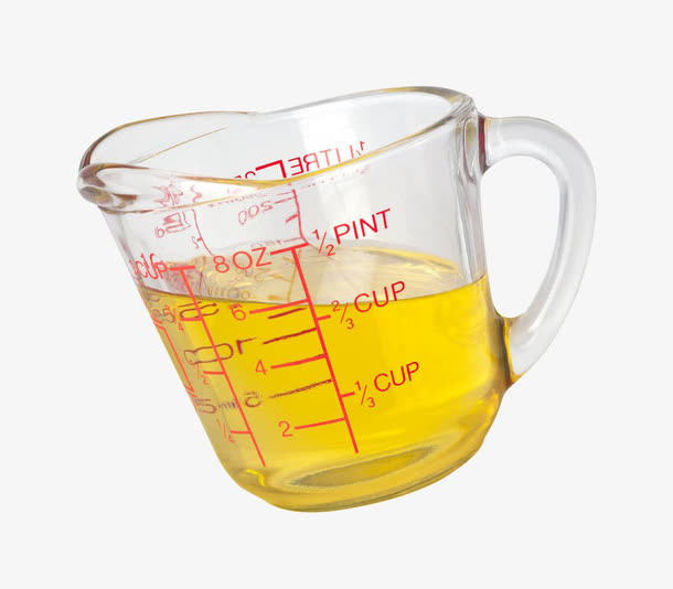 一量杯橄榄油免抠