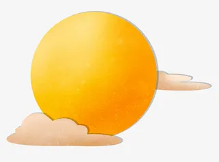 中秋的月亮和云免抠